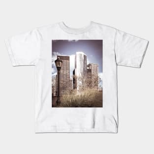 Skyscrapers, Battery Park, Manhattan, NYC Kids T-Shirt